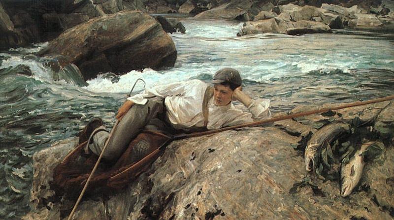 John Singer Sargent On His Holidays oil painting image